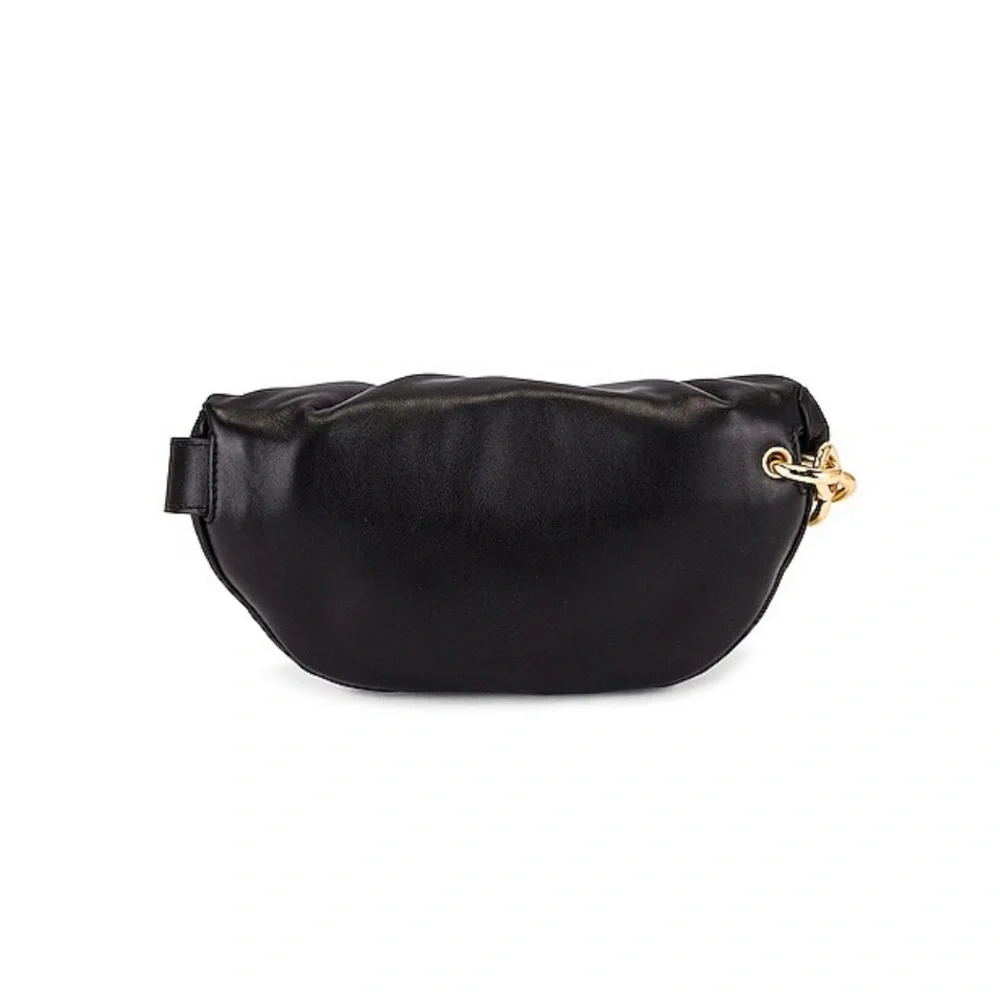 Bottega Veneta Black Crescent Pouch Clutch